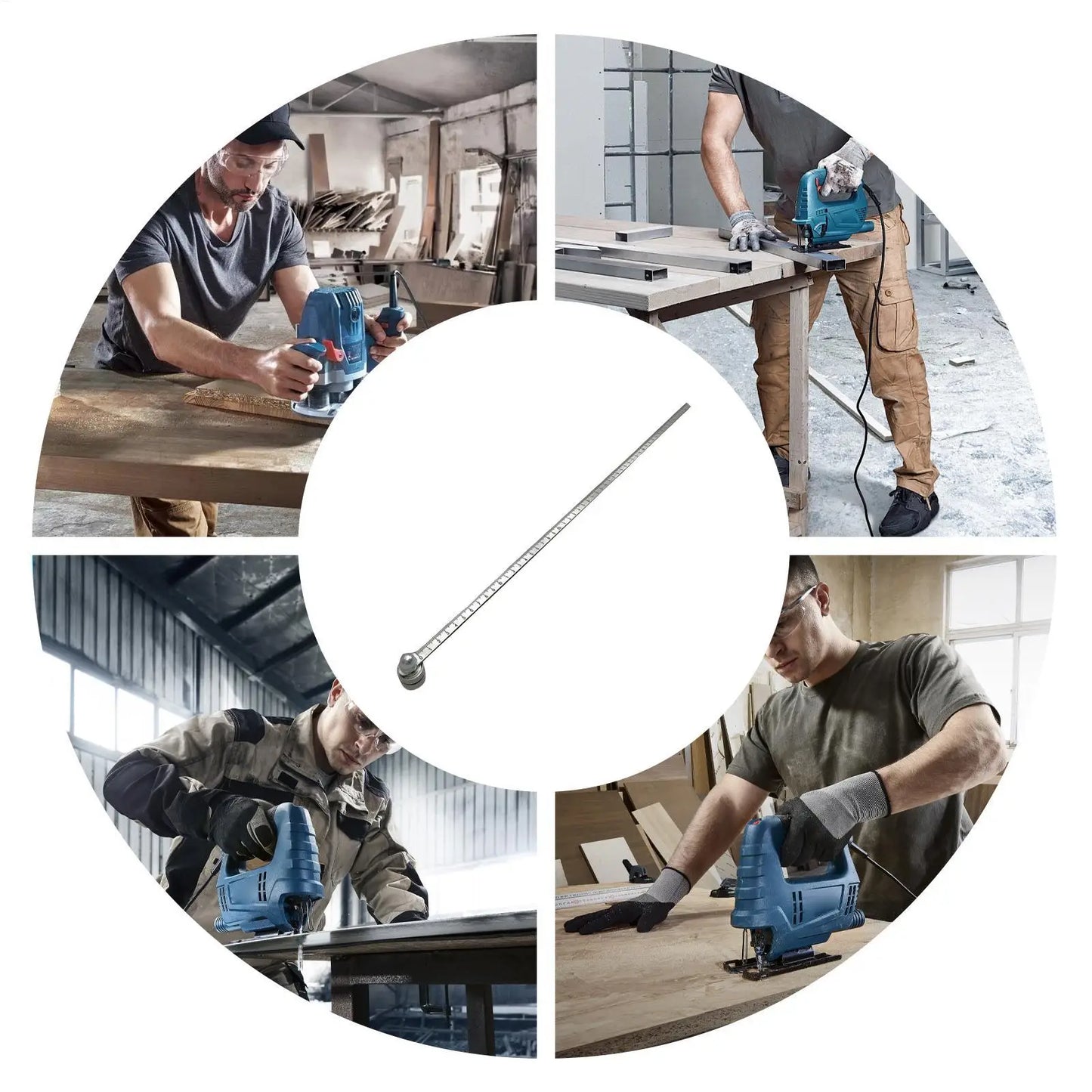 Heavy-Duty Circular Saw Cutting Guide | Stainless Steel Ruler