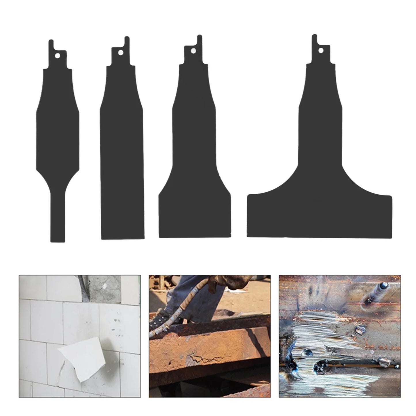Reciprocating Saw Scraper Blade Multifunctional High Carbon Steel Tile Cleaning Tools Multifunctional Scraper Peaceful Pleasures Health and Wellness