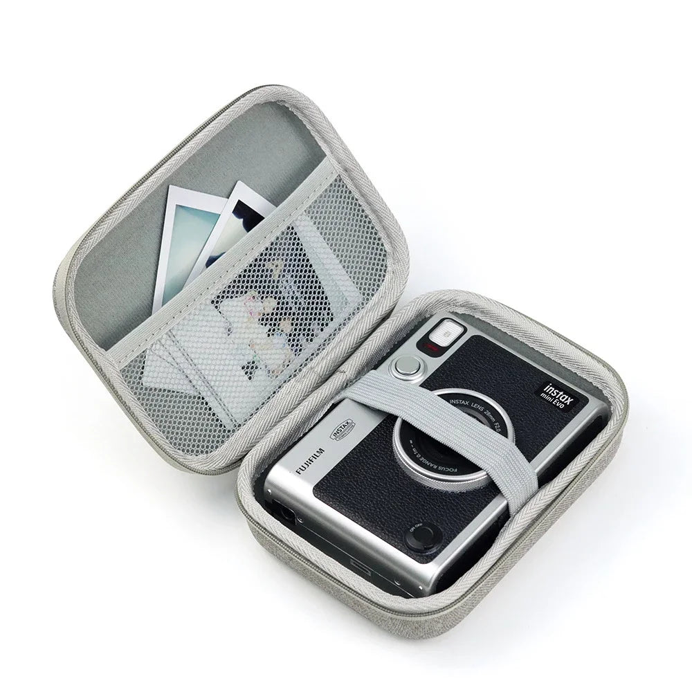 Fabric Surface EVA Carrying Hard Case for Fujifilm Instax Mini Liplay Link EVO Kodak Mini Shots2 C210R Printomatic Camera Bags Peaceful Pleasures Health and Wellness