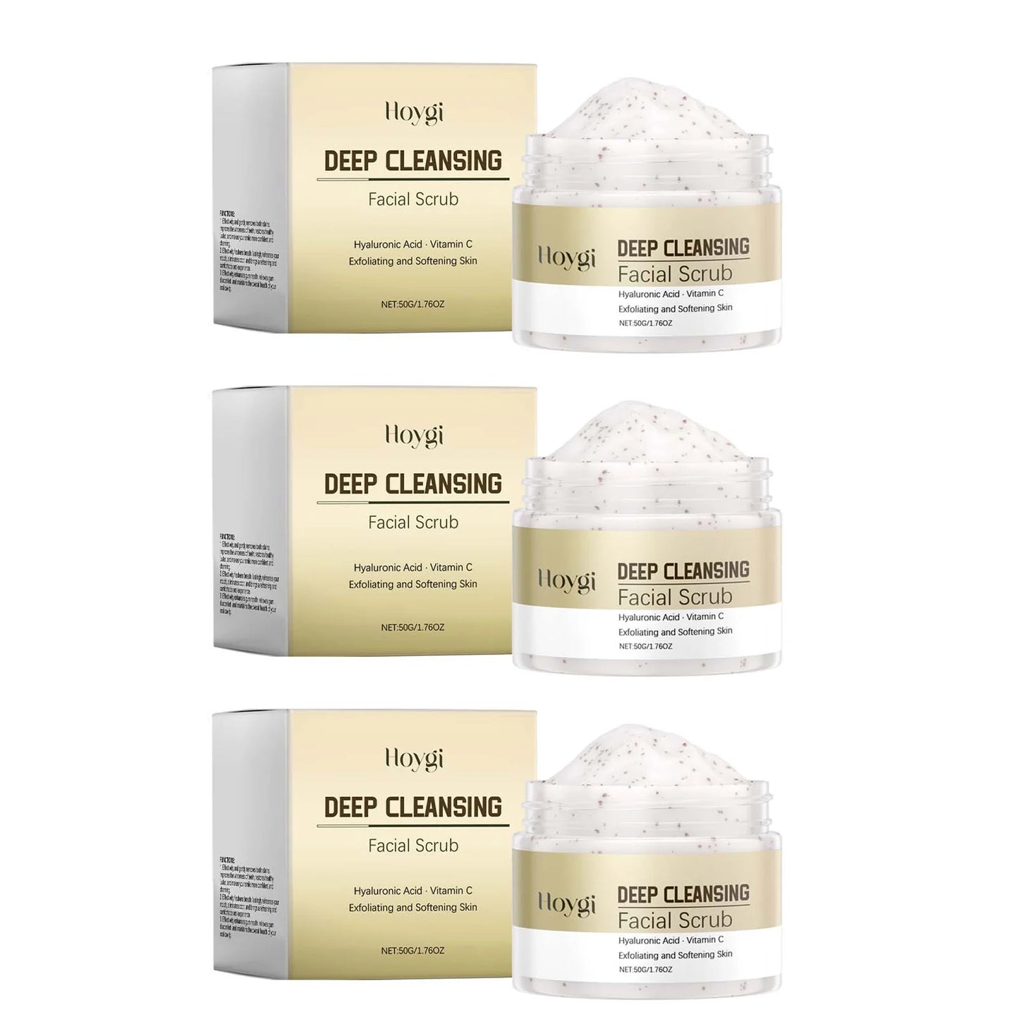 Deep Cleansing Facial Scrub – Pore Refining & Oil Control