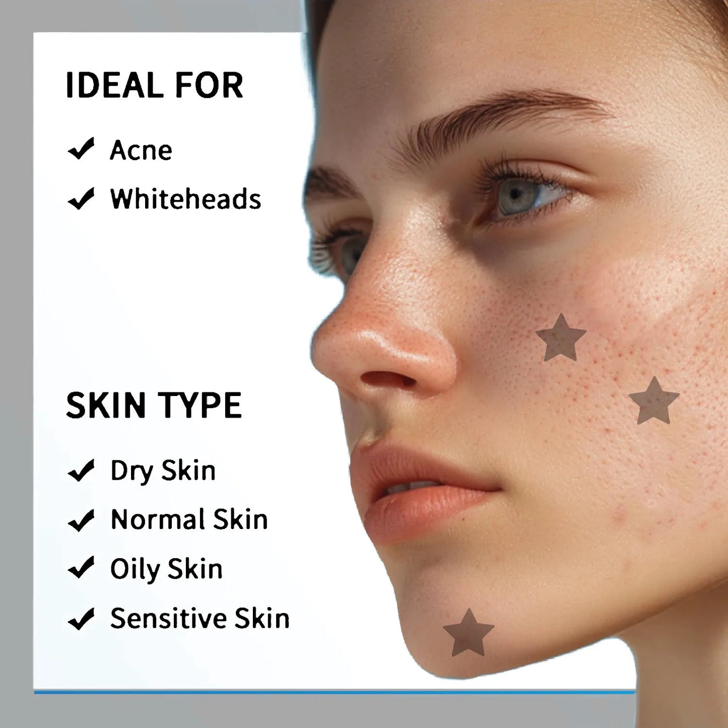 Invisible Waterproof Hydrocolloid Acne Patches – All Skin Types