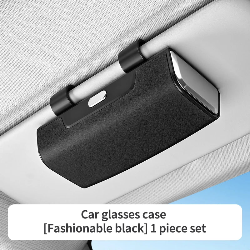 Car Sun Visor Glasses Case – Anti-Scratch Sunglasses Holder