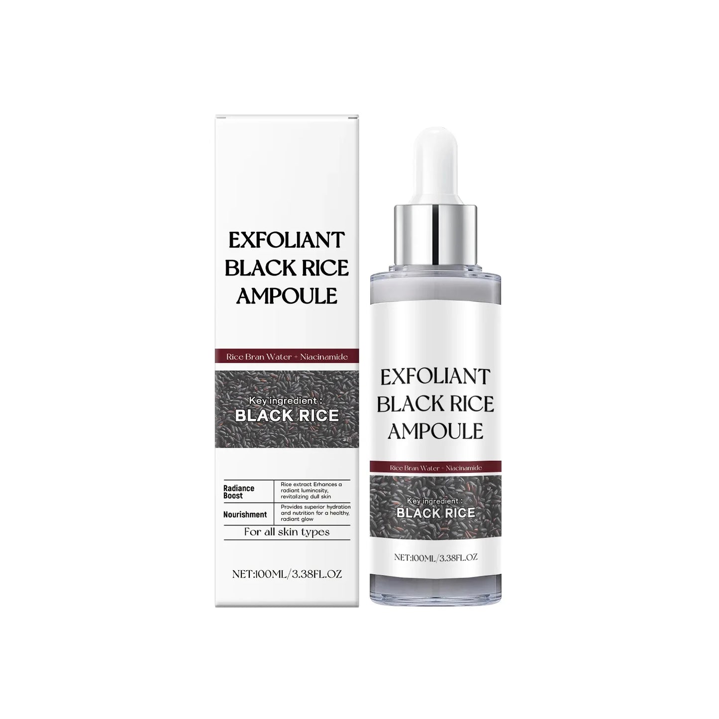 Black Rice Face Exfoliating Essence – Smooth & Soften Skin 100ml