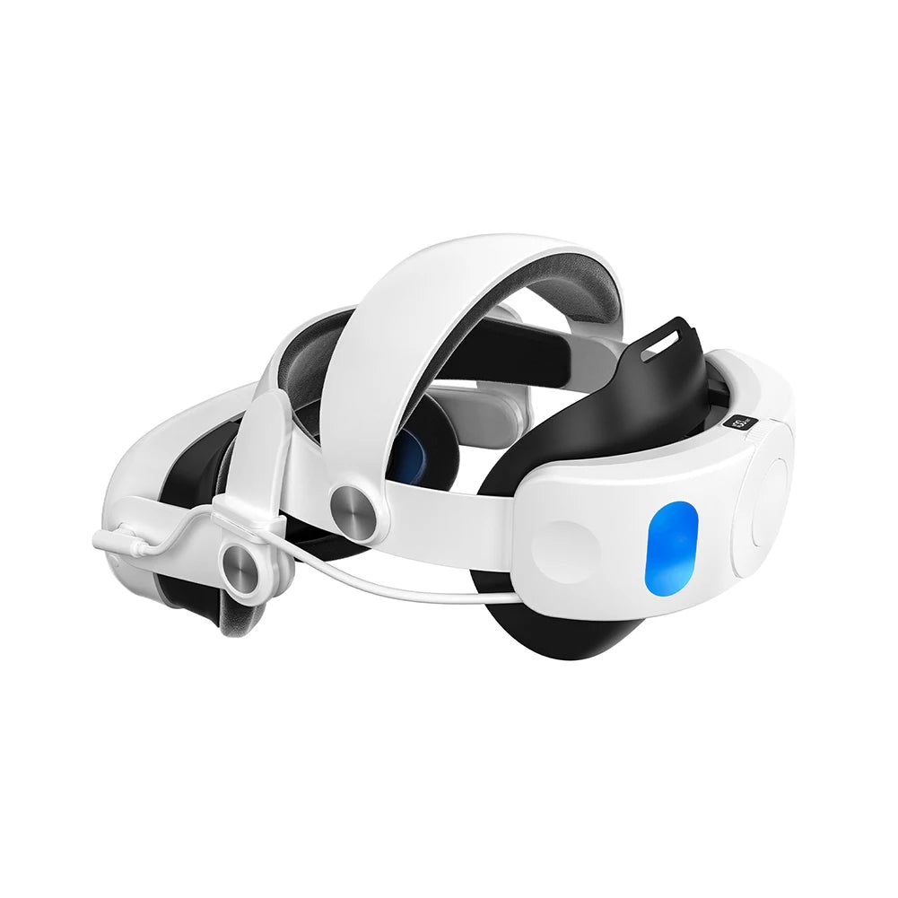 Battery Pack Head Strap Accessories 10000mAh Adjustable Strap Comfort VR Strap Reduce Facial Stress for Meta Quest 3S VR Headset Peaceful Pleasures Health and Wellness battery
