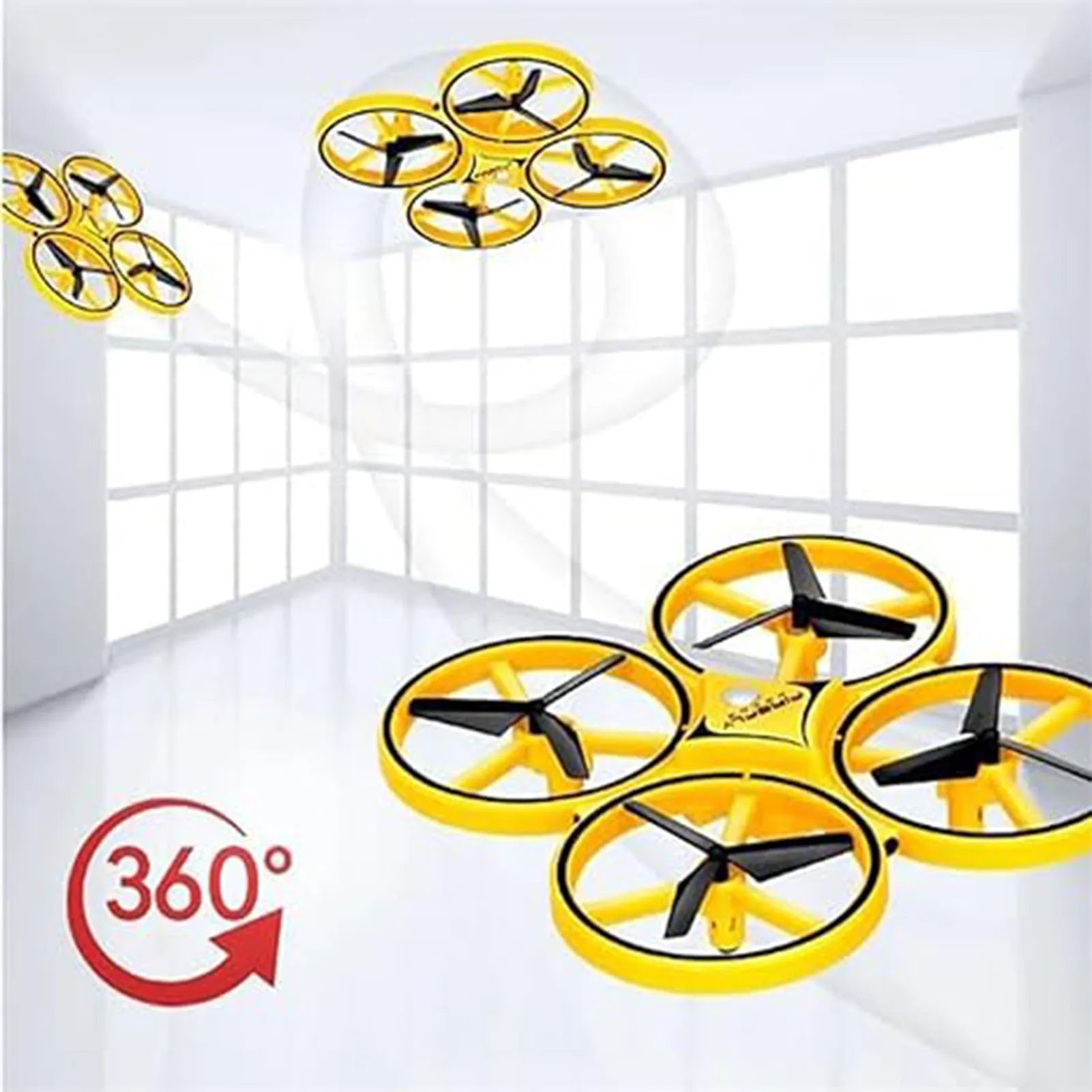 Electric Gesture Control Drone Toy with Light Smart RC Electric Flying Drone With LED Outdoor Toys for Kid Boys Girls Toy Gift Peaceful Pleasures Health and Wellness