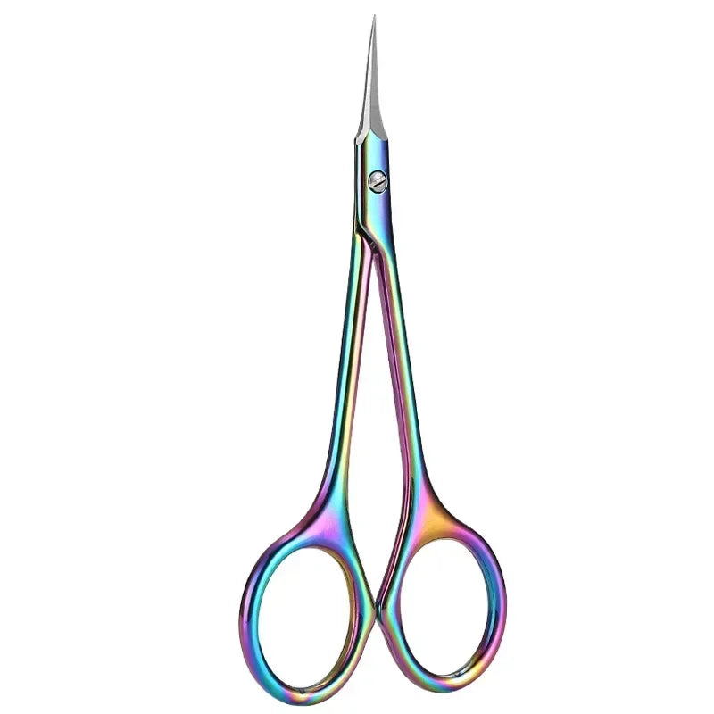 Curved Stainless Steel Cuticle Scissors | Nail Art Clipper