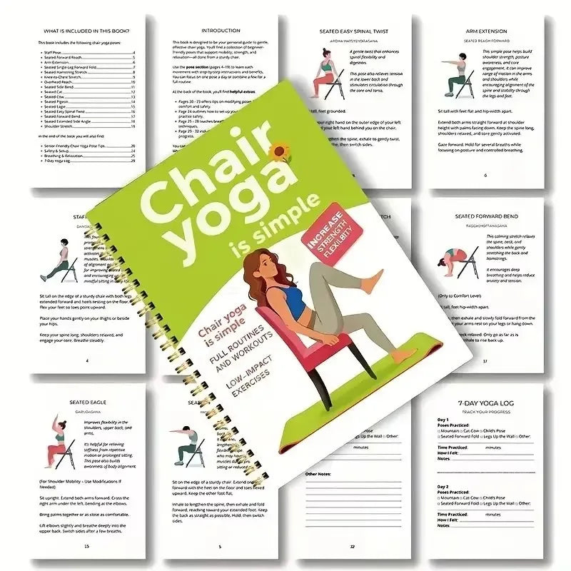 30-Day Chair Yoga Weight Management Guide 60 Easy Exercises Beginners