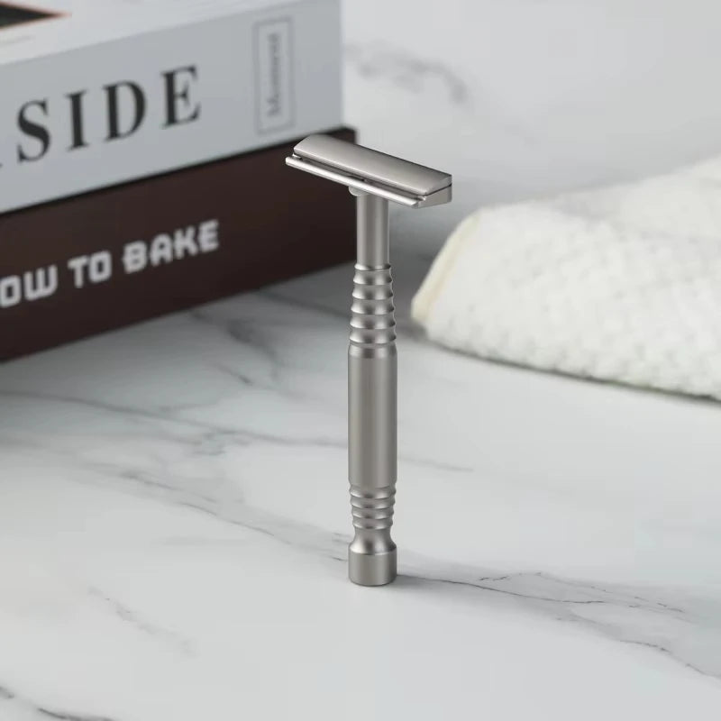 2026 YAQI Remus Stainless Steel Razor Matte Finish 0.70mm Blade Gap Men's Shaving Razor Quality Safety Razor Peaceful Pleasures Health and Wellness