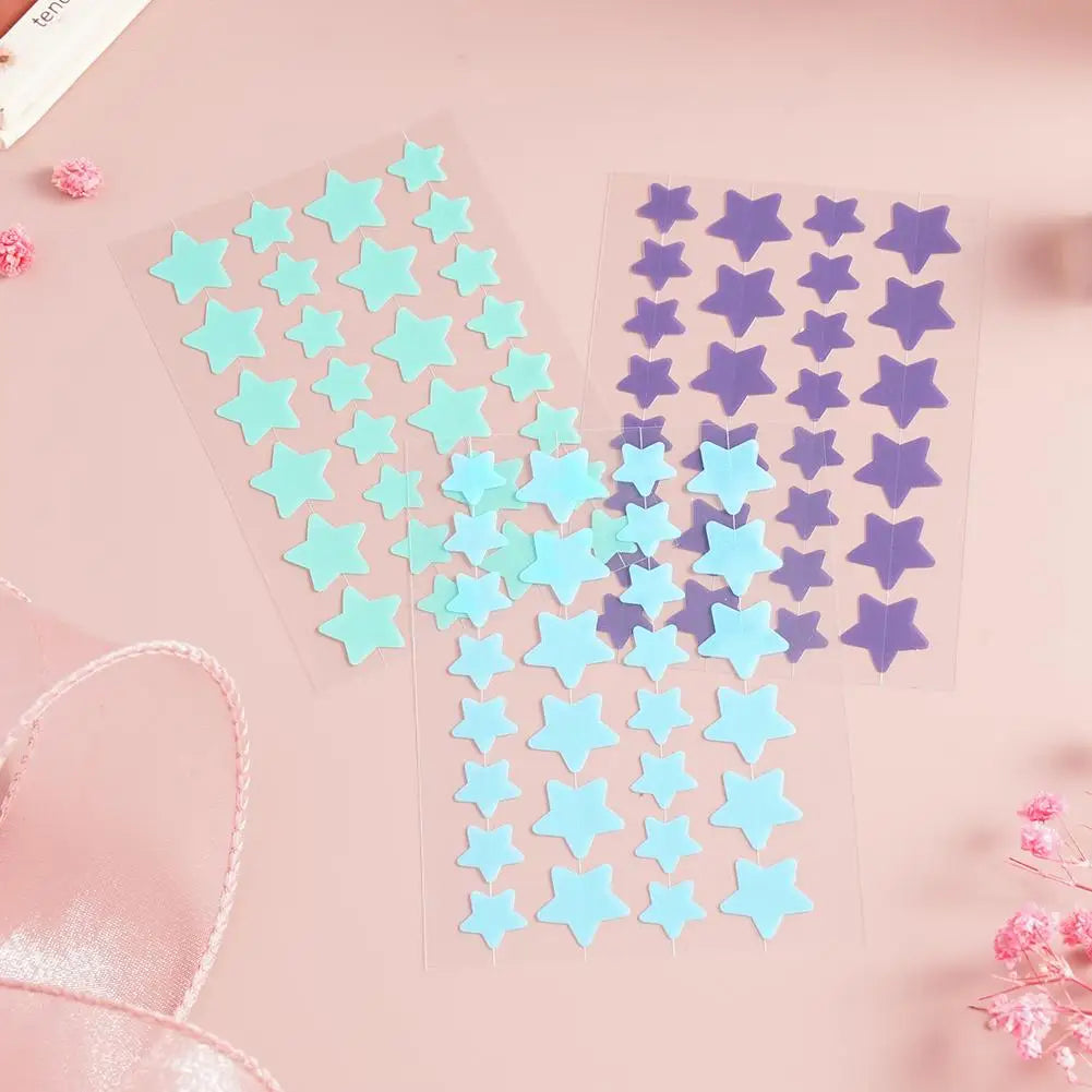 28-Piece Star-Shaped Acne Pimple Patches – Colorful & Invisible
