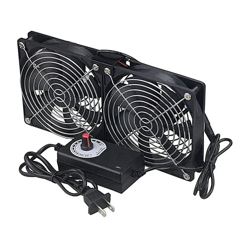 Multifunctional Exhaust Cooling Fan with Switch Cable for PC CPU Server Chassis Router Ventilation Fast Cooling System Peaceful Pleasures Health and Wellness