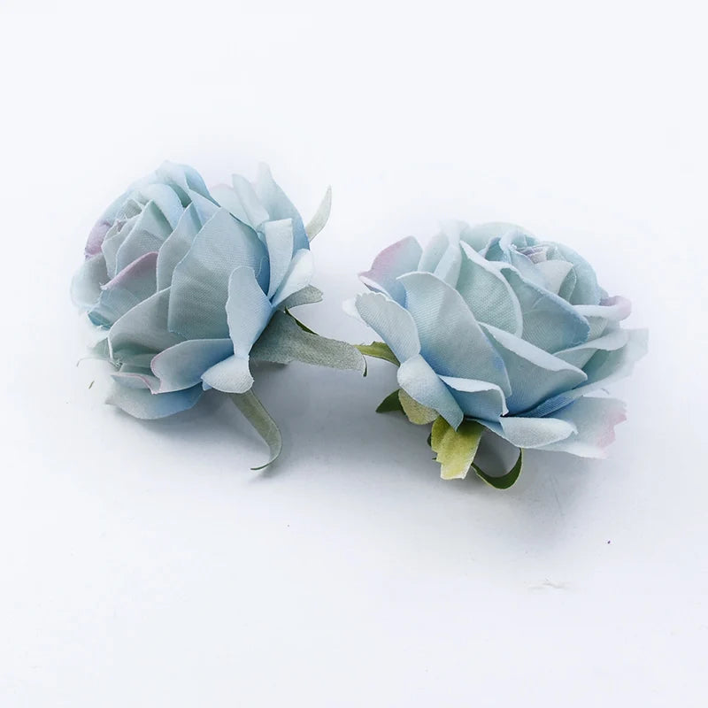 Silk Rose Heads 5/10pcs – Wedding, Wreath & DIY Decor
