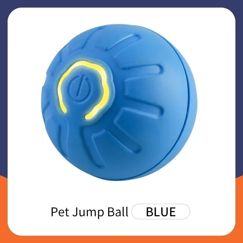 Smart Interactive Pet Toy Ball – RGB Lights, Auto Roll & Bounce