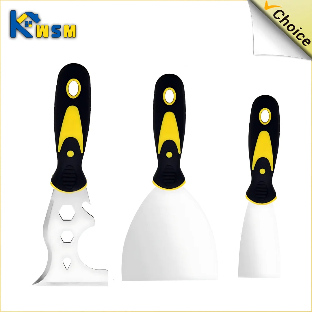 15-in-1 Stainless Steel Putty Knife & Scraper Set | DIY Tools
