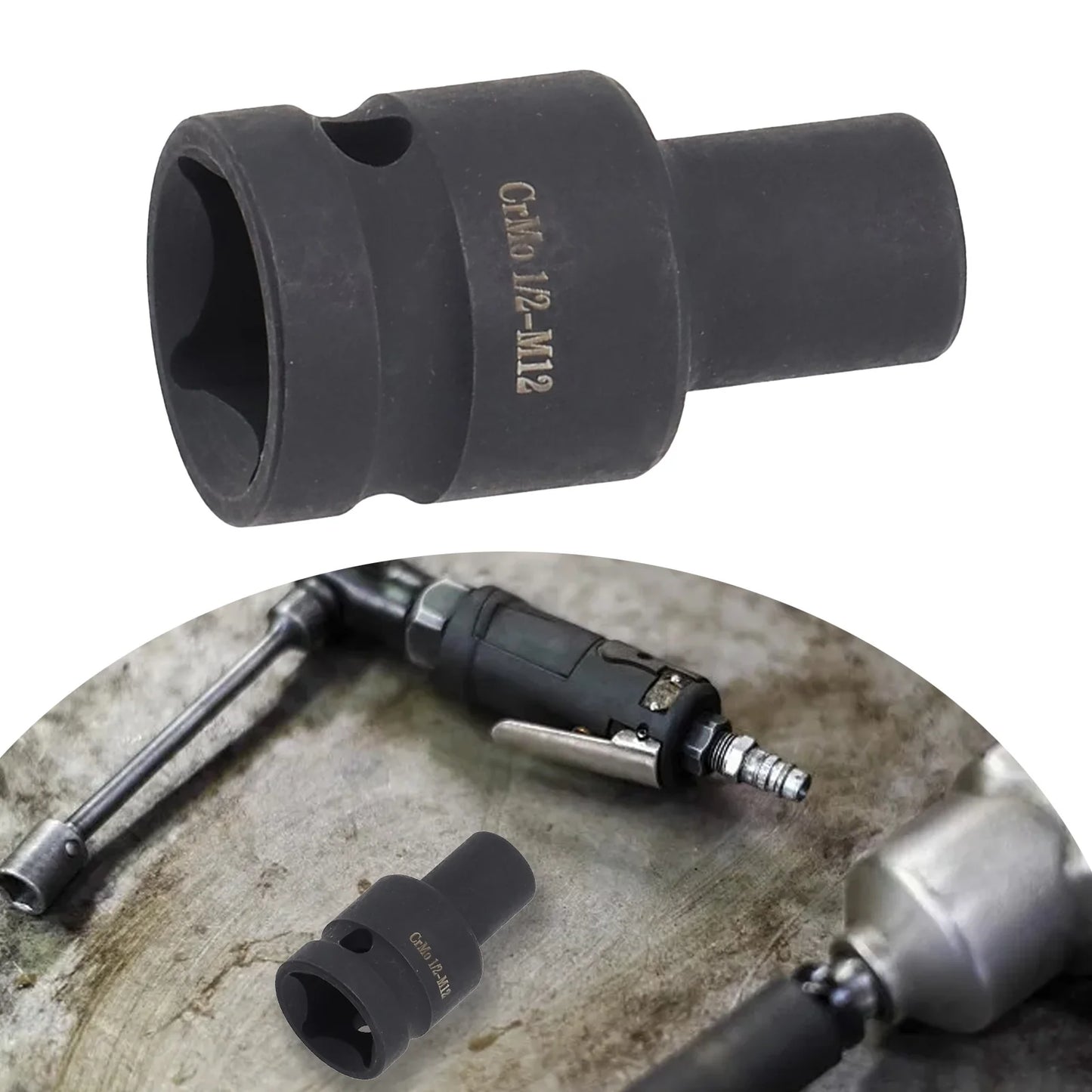 1 2 Square Drive Four-pointed Socket Wrench 6- Tap Pneumatic Ratchet