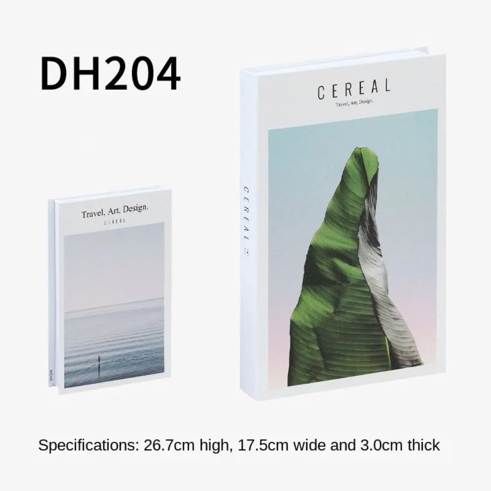 Fashion Fake Books Ornament Simple Shooting Props Decorative Imitation Book Coffee Table Decoration Home Decor Peaceful Pleasures Health and Wellness DH-204