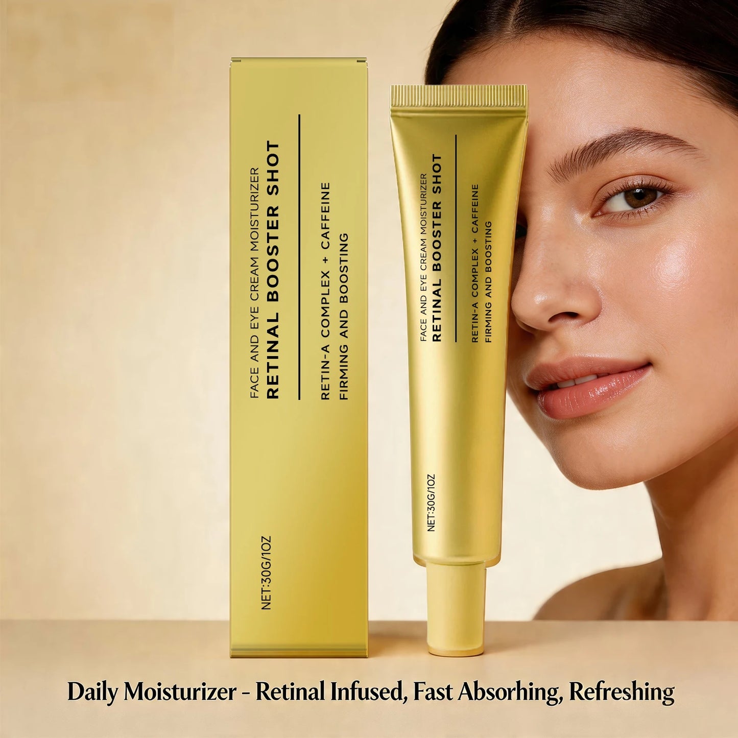 Retinol Firming Face Cream Repair Skin Barrier Hydration Improves Elasticity Lightweight Smooths Fine Lines for Daily Use Peaceful Pleasures Health and Wellness