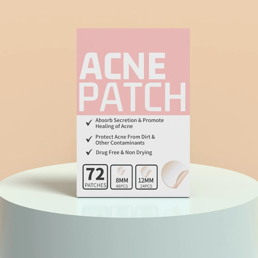 【Hot sales】72Pcs Invisible Removal Pimple Anti-Acne Hydrocolloid Patches Spots Marks Concealer Waterproof Repair Sticker Peaceful Pleasures Health and Wellness