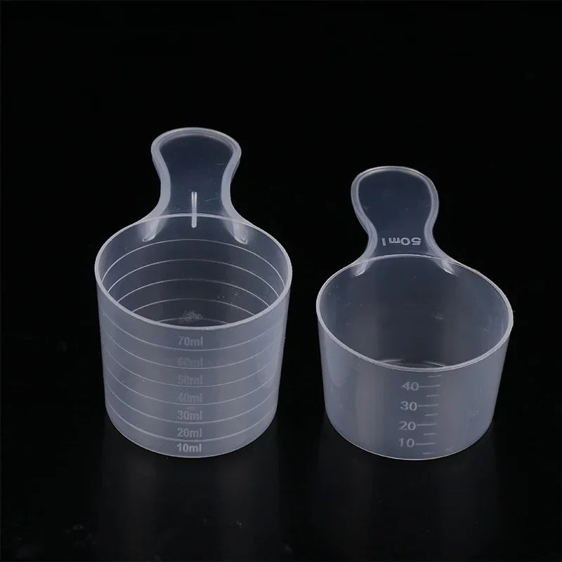 10-Pack Transparent Measuring Spoons 15/25/30/35g ML Scale