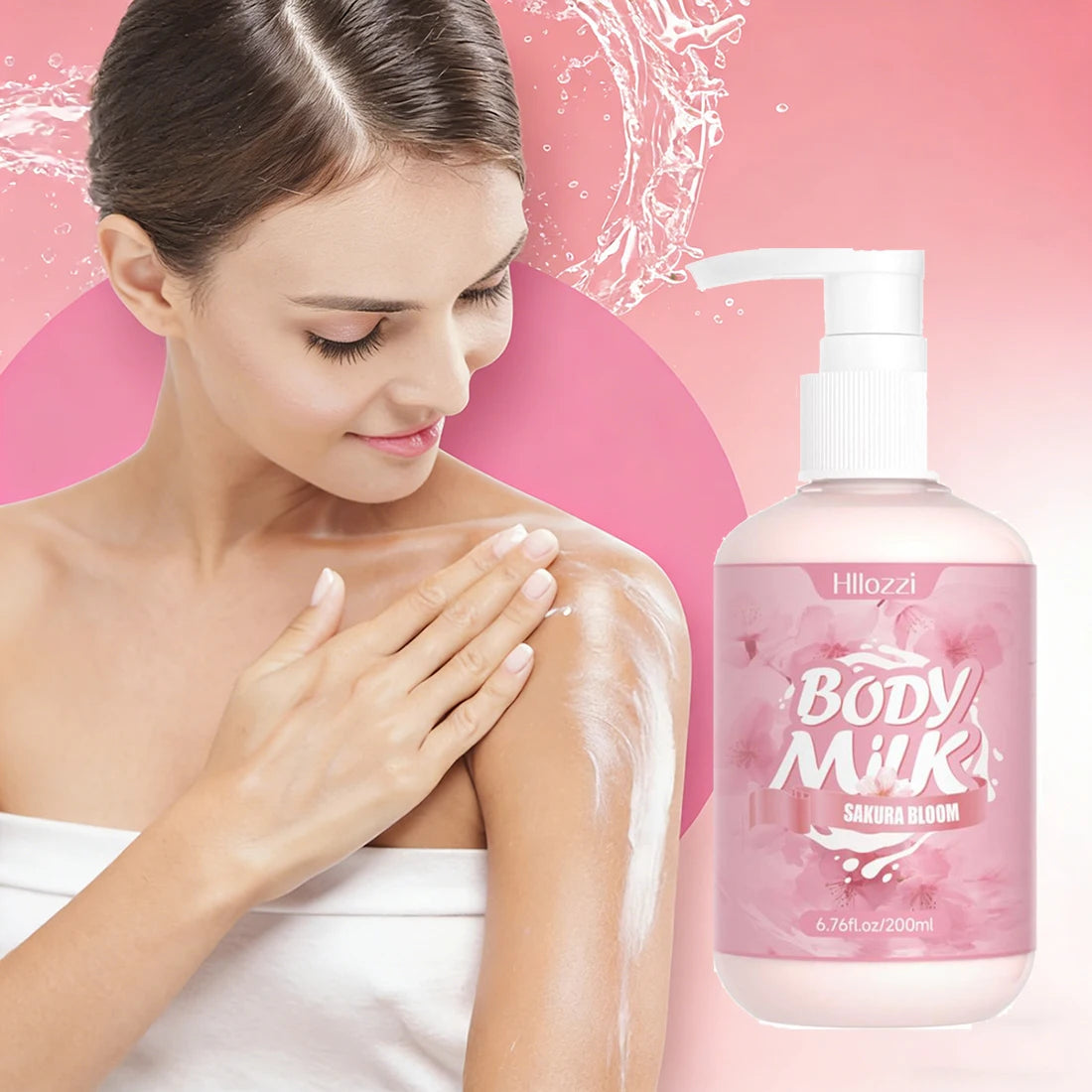 Scented Body Lotion for Women – 200ml Deep Moisturizing Body Milk with Tremella & Olive Oil, Long-Lasting Fragrance Peaceful Pleasures Health and Wellness