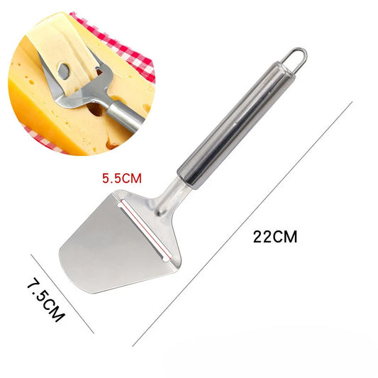 Stainless Steel Cheese Scraper Handheld Butter Slicer Kitchen Baking Peaceful Pleasures Health and Wellness
