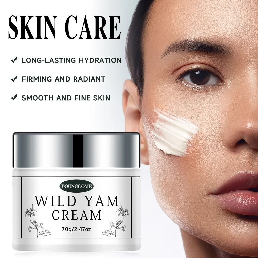Wild Yam Root Face Cream – Moisturizing, Brightening & Firming Face Moisturizer Cream Peaceful Pleasures Health and Wellness