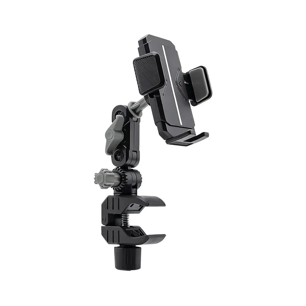 Universal Heavy Duty Truck Phone Holder, Adjustable A-Pillar Grab Handle Mount with Strong Pole Clamp for Pickup Excavator Loade Peaceful Pleasures Health and Wellness for cellphone Grey