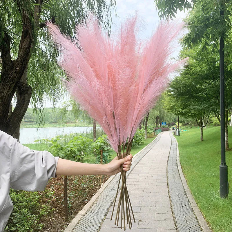 Large Silk Pampas Grass Artificial Flowers 100–120cm | Home & Wedding