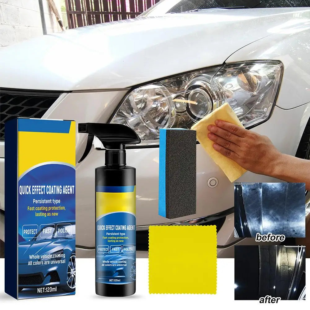 120ml Powerful Dirt Removal and Dust Removel Car Coating Spray High Protection Car Coating Agent Spray Quickly Coat Car Wax Peaceful Pleasures Health and Wellness
