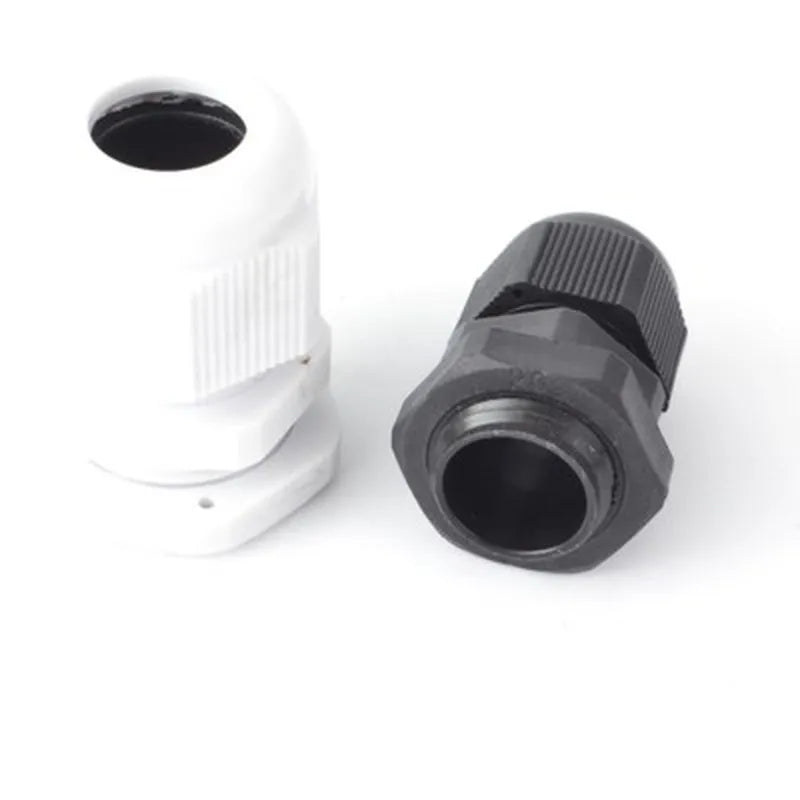 10Pcs White Black Waterproof Nylon Plastic Cable Gland Connector IP68 PG7 PG9 PG11 PG13.5 PG16 Peaceful Pleasures Health and Wellness