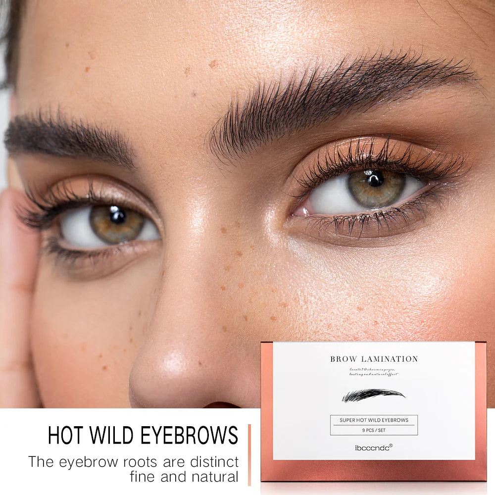Pro Brow Lift Perming Eyebrow Lifting Brow Lamination Kit with Cling Film Nutrition Keratin Perming Lotion for Home Use Peaceful Pleasures Health and Wellness