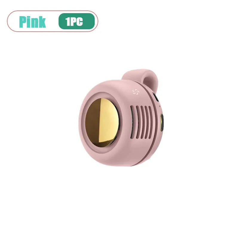Clip-On USB Mini Bladeless Fan | 3-Speed Portable Travel Fan
