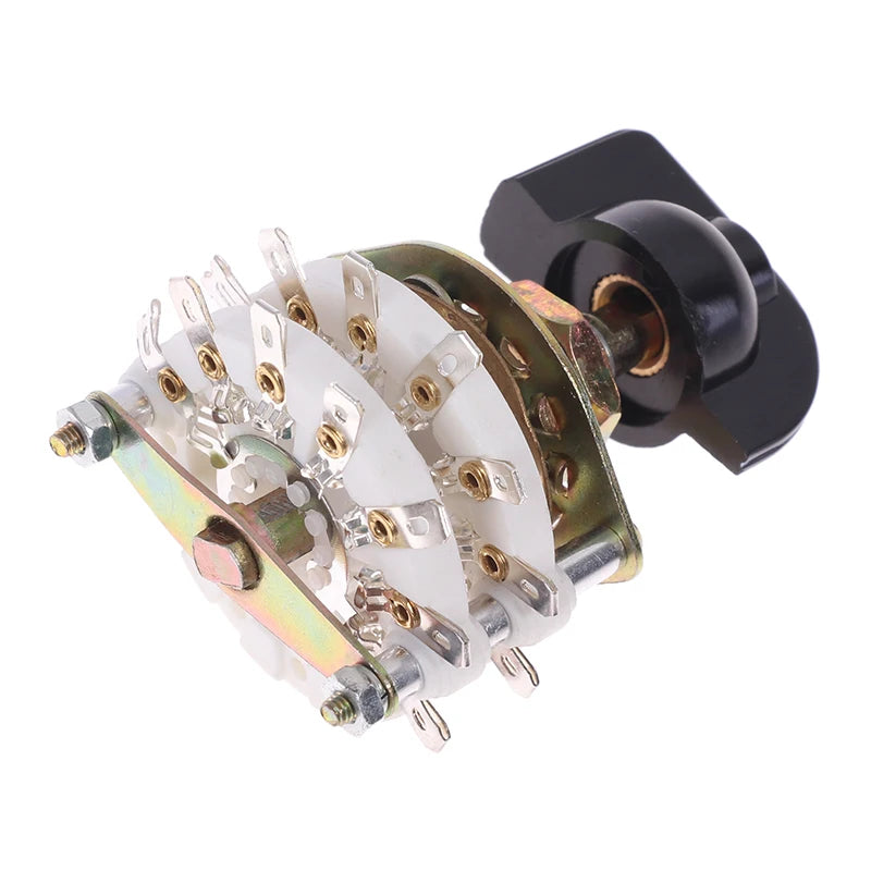 Rotary Switch Selector with Cap | 2 Pole & 4 Pole Multi-Position