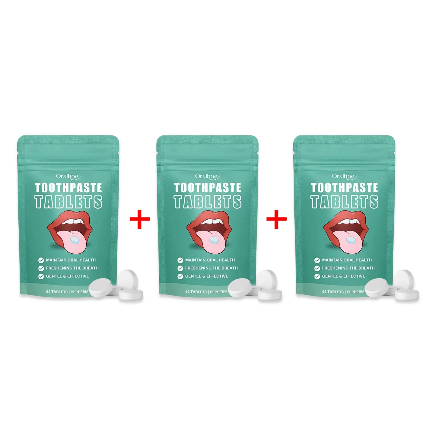 Oralhoe Jasmine Toothpaste Tablets – Whitening & Fresh Breath
