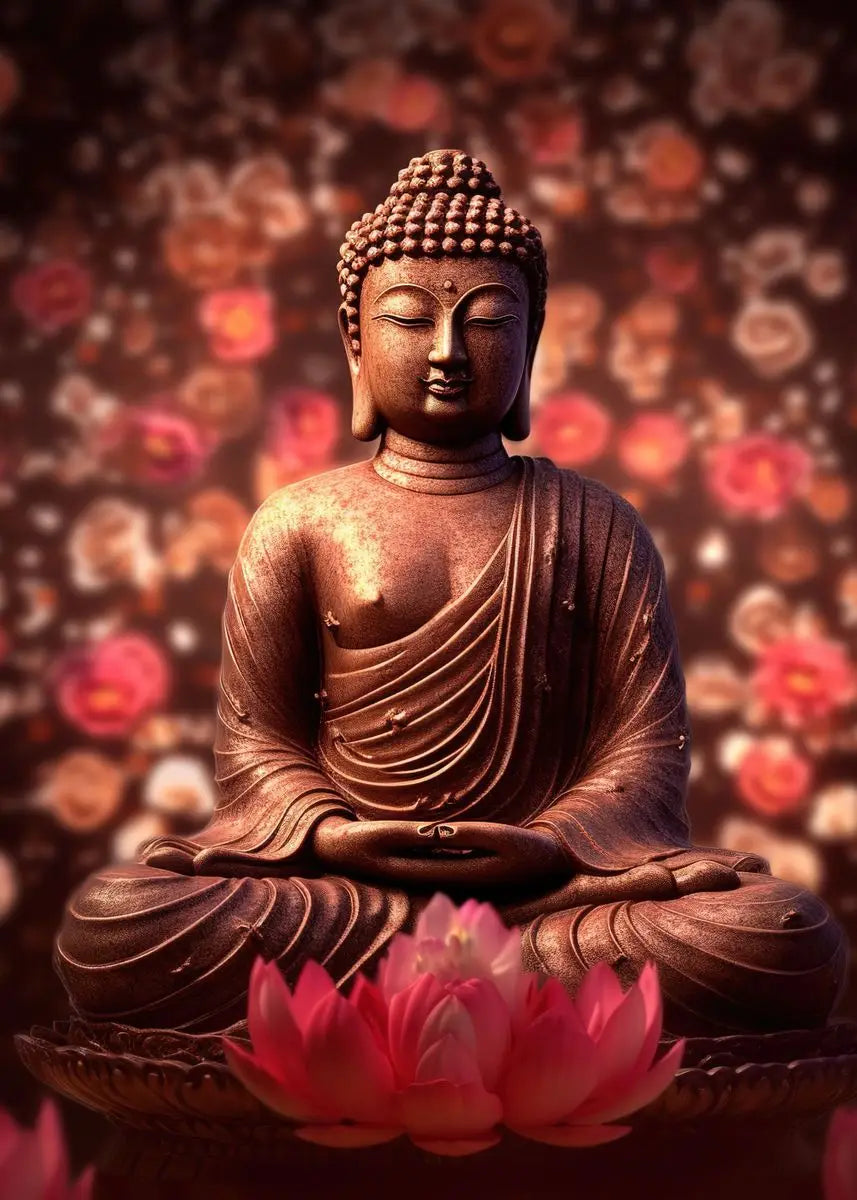 Buddha Zen Meditation Canvas Wall Art | Peaceful Nature Decor