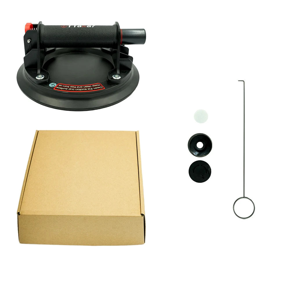 Upgraded Vacuum Suction Cup 200kg Load Capacity Heavy-duty Ceramic Tile Adsorption Granite Glass Lifting Vacuum Spreader Peaceful Pleasures Health and Wellness 1PC with Carton 1