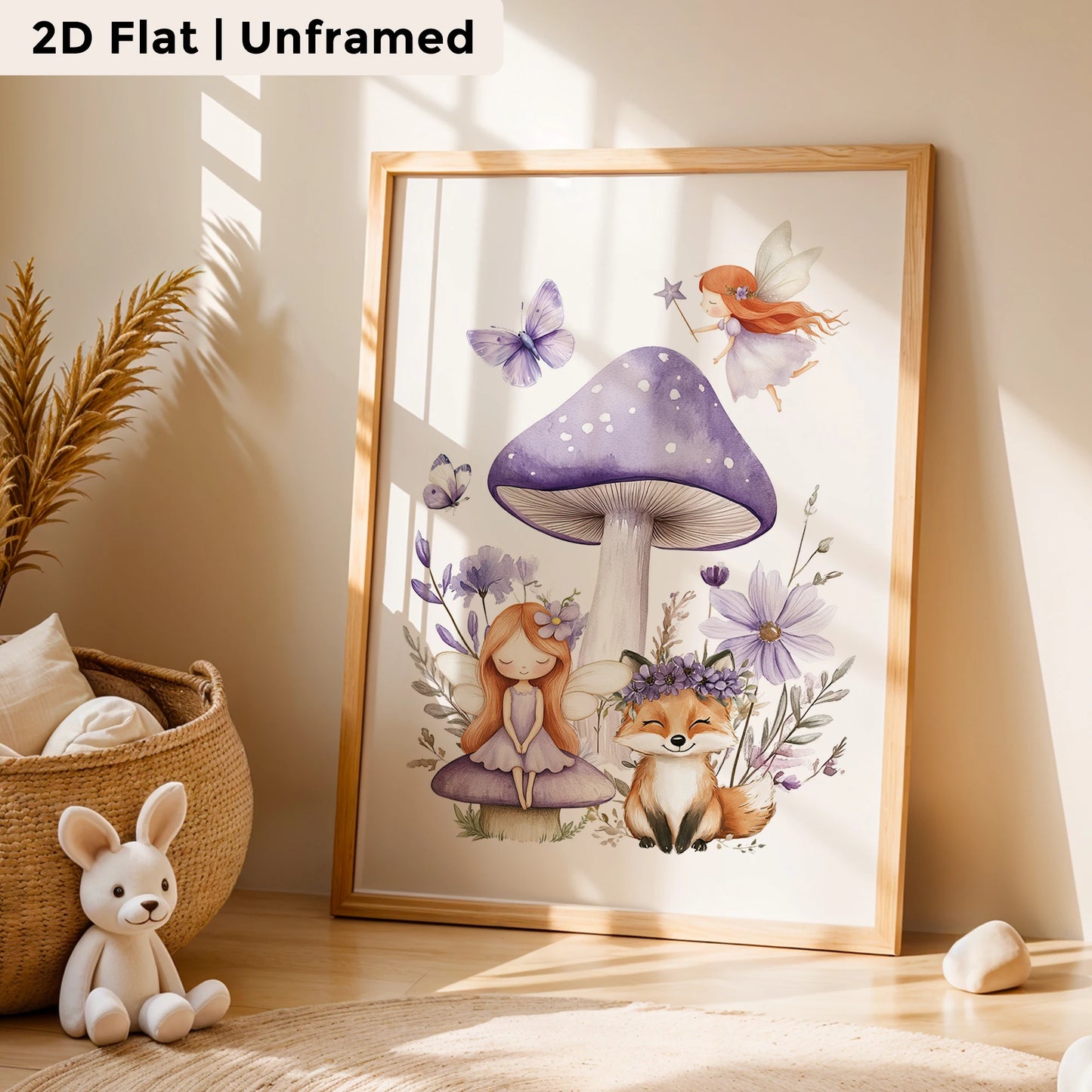 3-Piece Fox Forest Canvas Wall Art | Kids Room & Home Decor