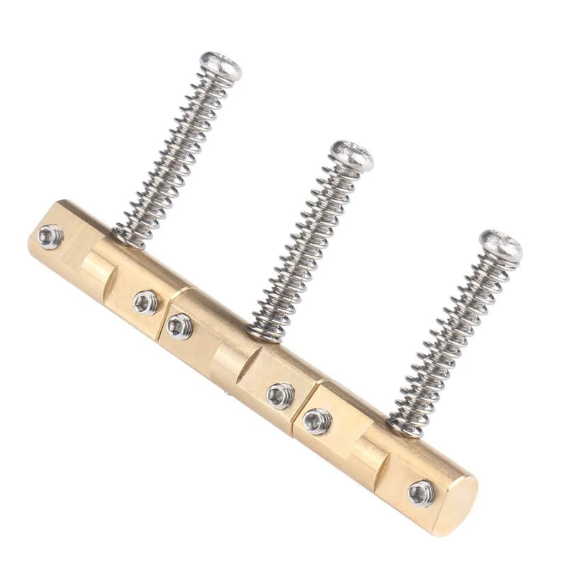 TELE Electric Guitar Bridge String Code Compensation Brass