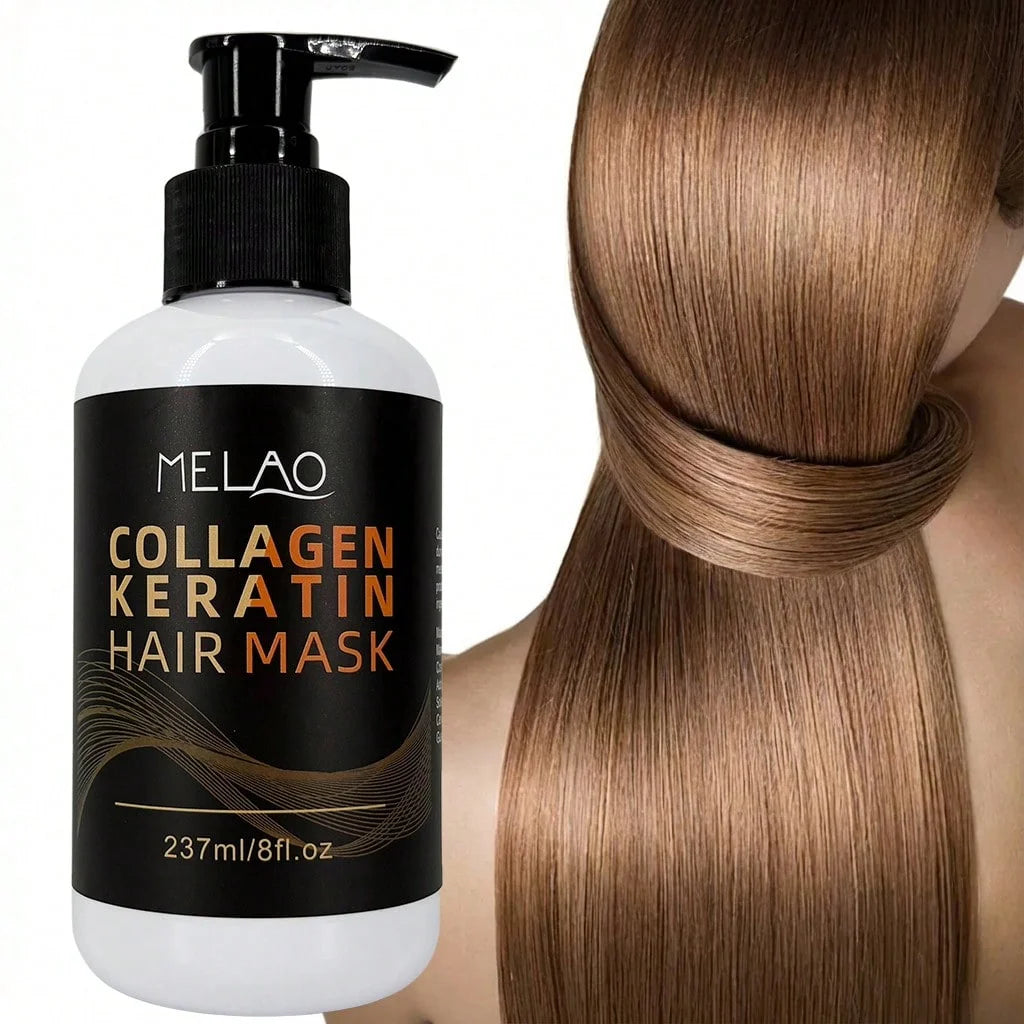 MELAO Collagen & Keratin Hair Mask – Repair & Shine 237ml
