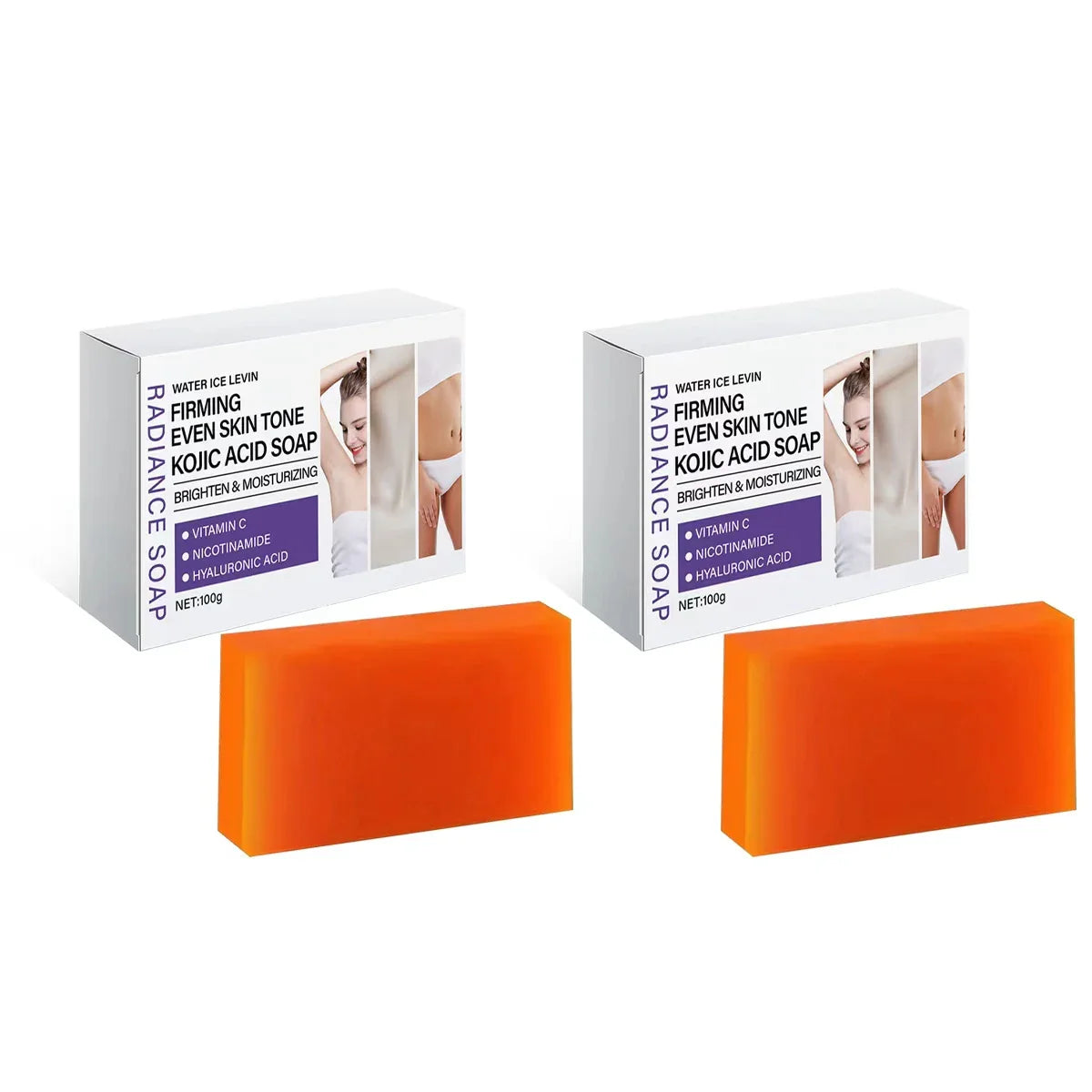 Kojic Acid Brightening Soap – Vitamin C & Niacinamide Bar