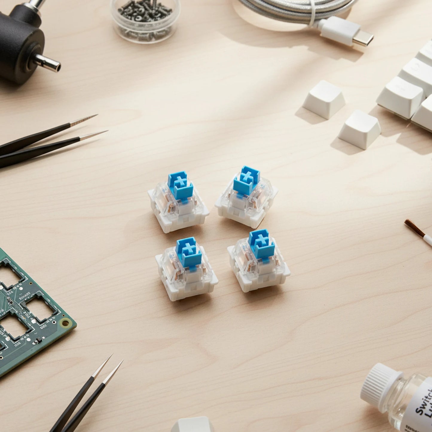 Keyboard Switch Clicker Key Replacement 3 Pin Tactile Accessorie