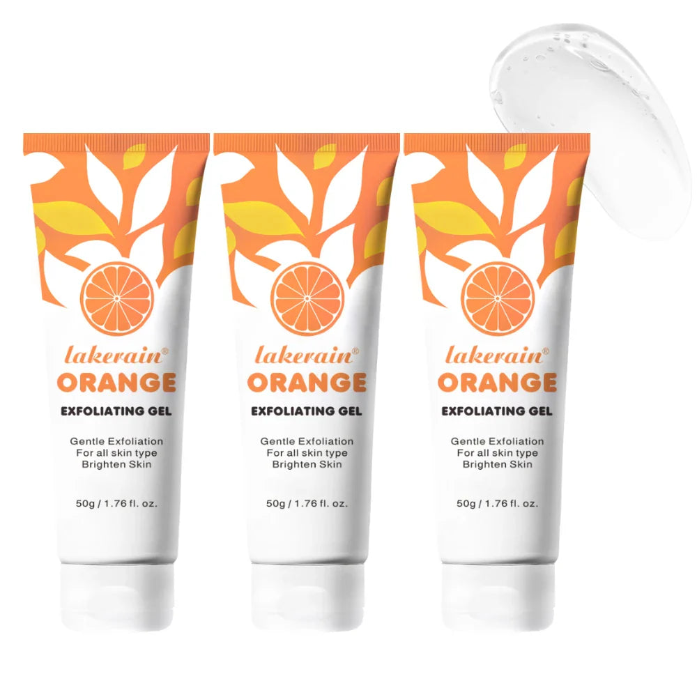 Lakerain Exfoliating Gel Face Scrub – Brightening & Hydrating 50g