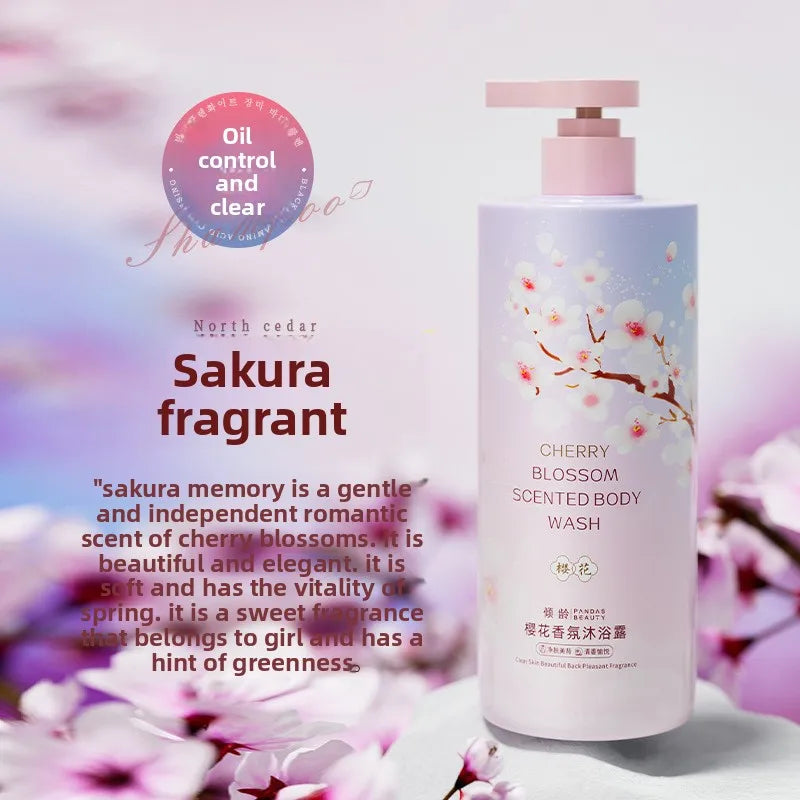 Floral Body Wash 800ml – Rose & Cherry Blossom Shower Gel