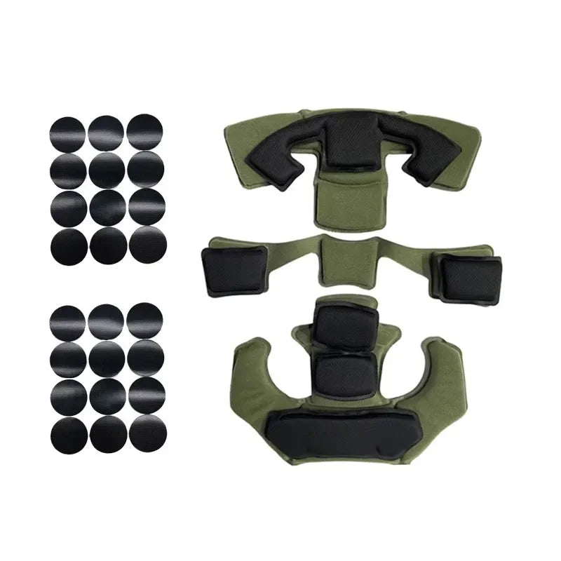 NEW Upgraded Team Wendy Helmet Hanging Suspension System Chin Strap for Team Wendy FAST MICH Tactical Helmet Accessories Peaceful Pleasures Health and Wellness Green Sponge