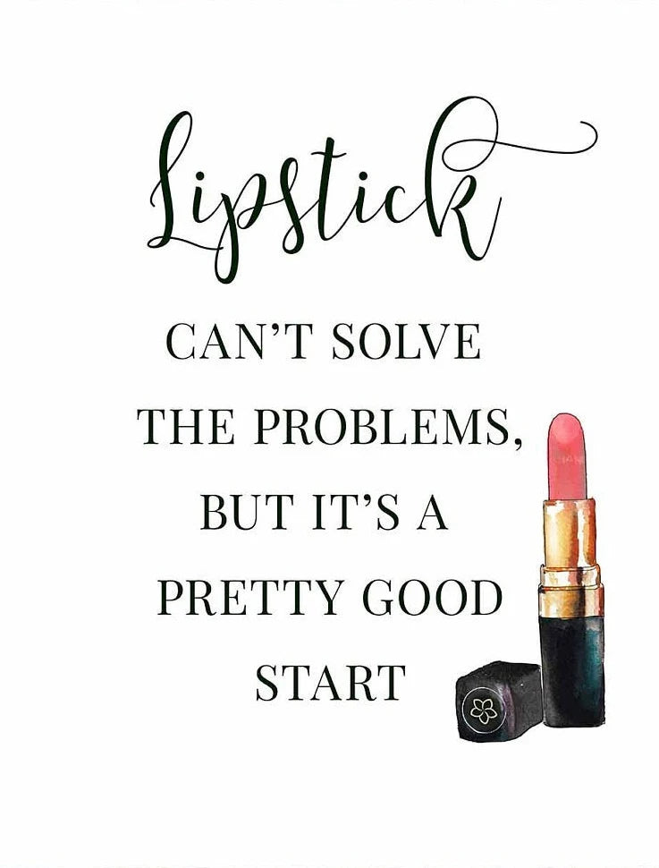 Makeup Quote Canvas Wall Art | Beauty Salon Decor Print