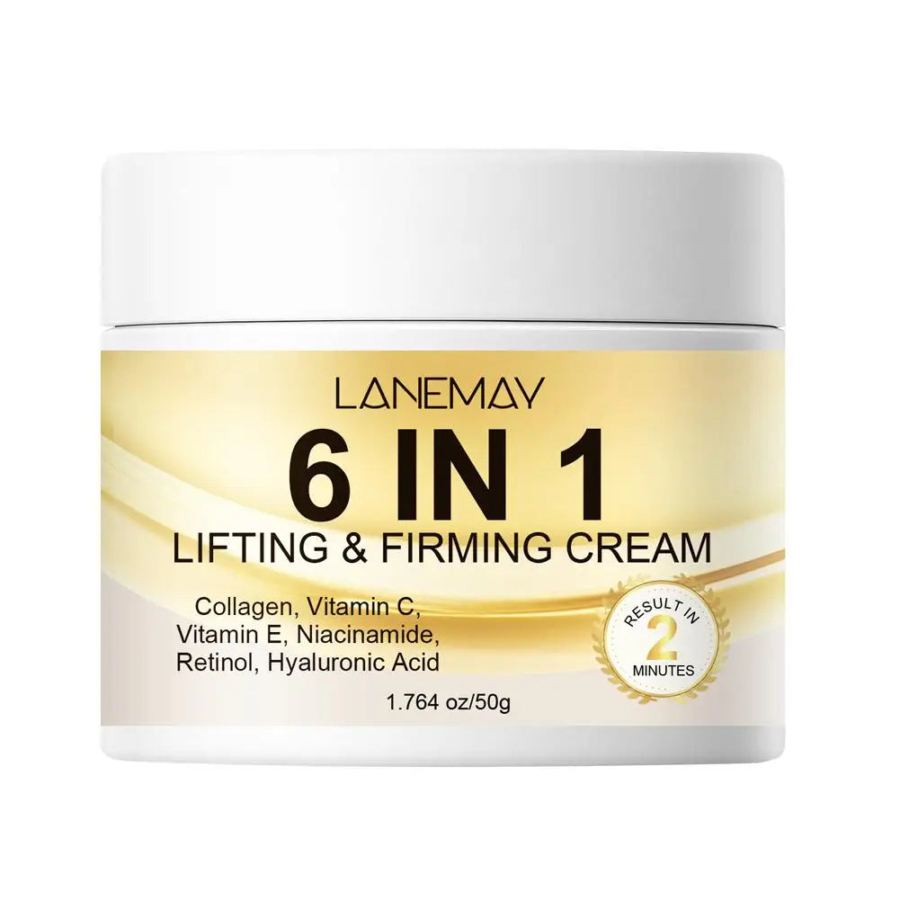 6-in-1 Collagen Face Cream – Retinol, Vitamin C, Lifting & Firming