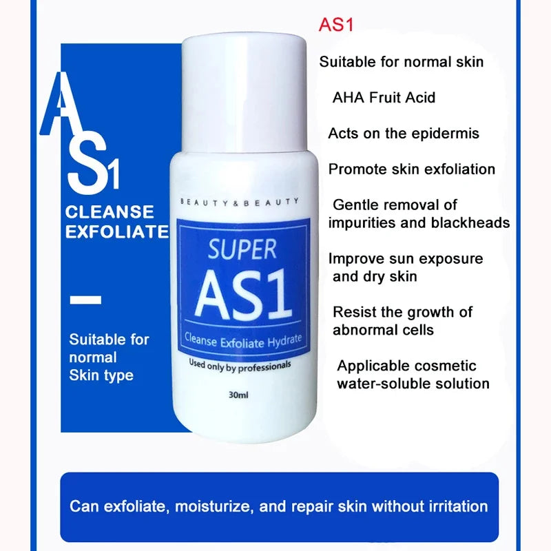 AS1 SA3 AO3 Hydrodermabrasion Serum Set – Deep Clean & Glow