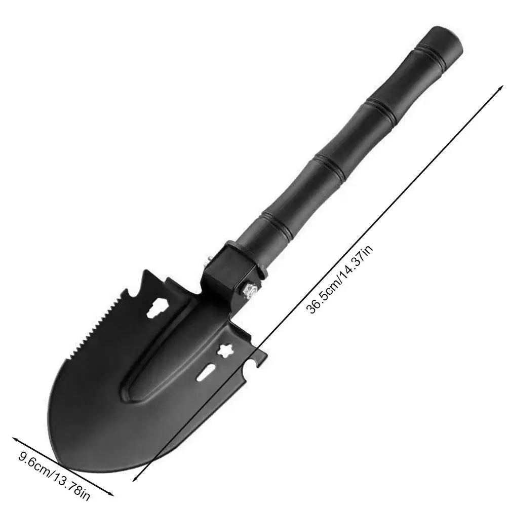 Portable Multifunctional Camping Shovel for Outdoor Tasks Peaceful Pleasures Health and Wellness