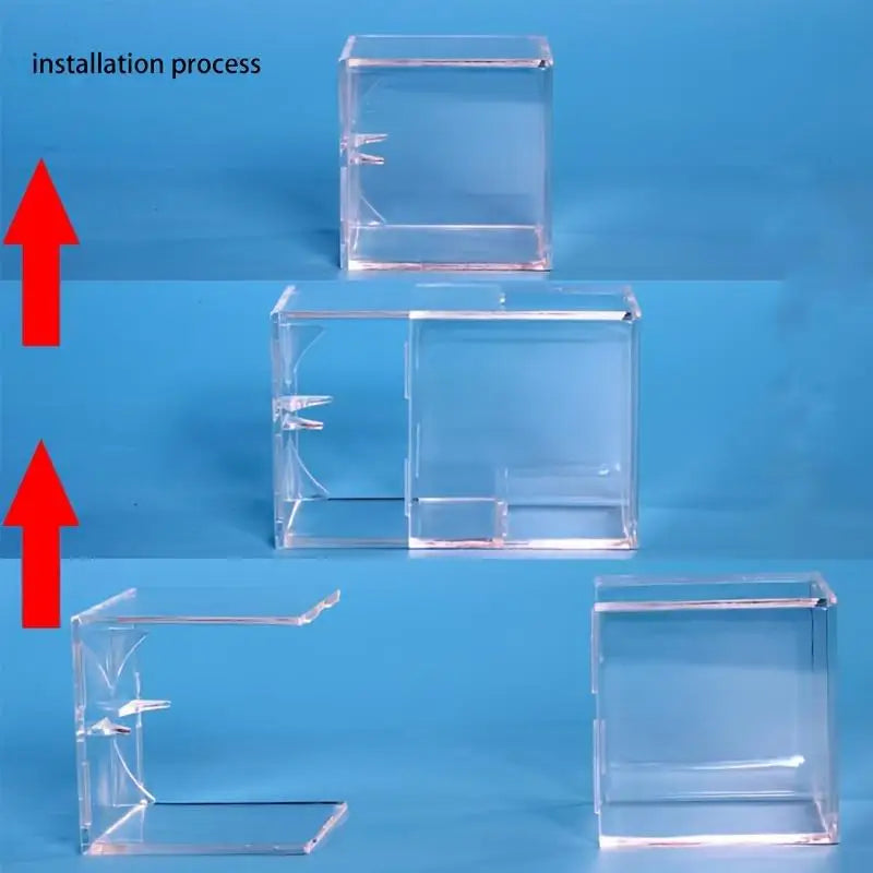 Transparent Acrylic Baseball Display Case, Standing Design, Dustproof Polycarbonate Material, Ideal for Collectible Memorabilia Peaceful Pleasures Health and Wellness