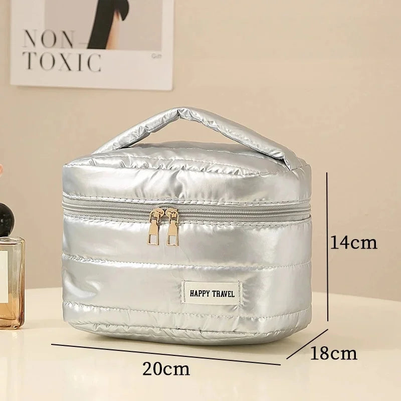 Large Travel Makeup Bag – Waterproof Cosmetic Organizer