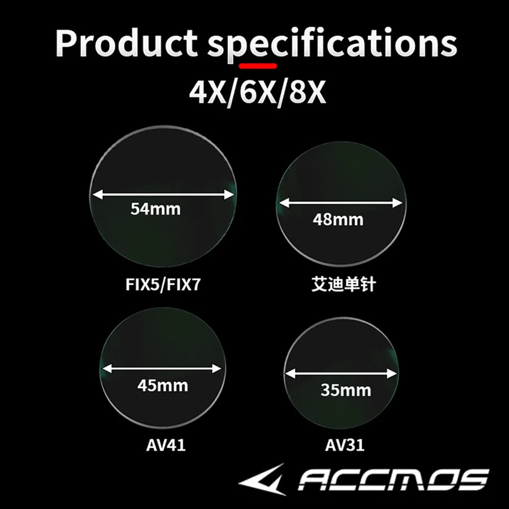 Archery Bow Sight Scope Lenses 4x 6x 8x Target Aiming Magnification